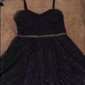 Navy Blue Formal Dress